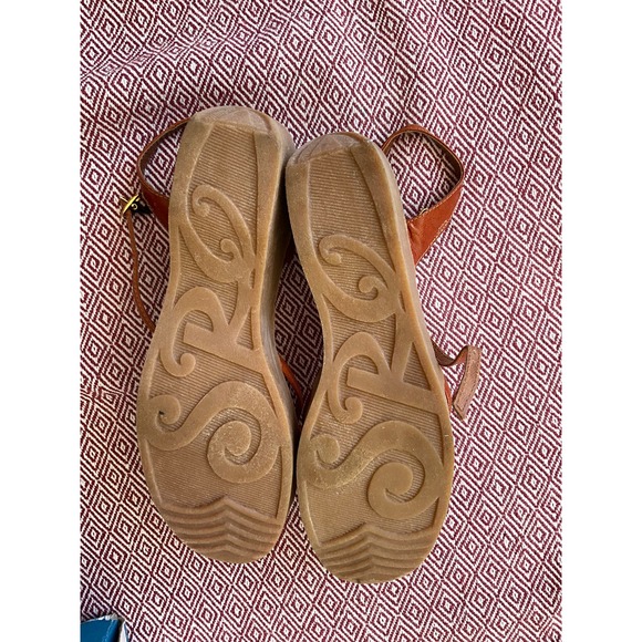NOS ViNTaGe 70’s New In Box S.r.o. Leather Sandals 8 - Picture 9 of 14
